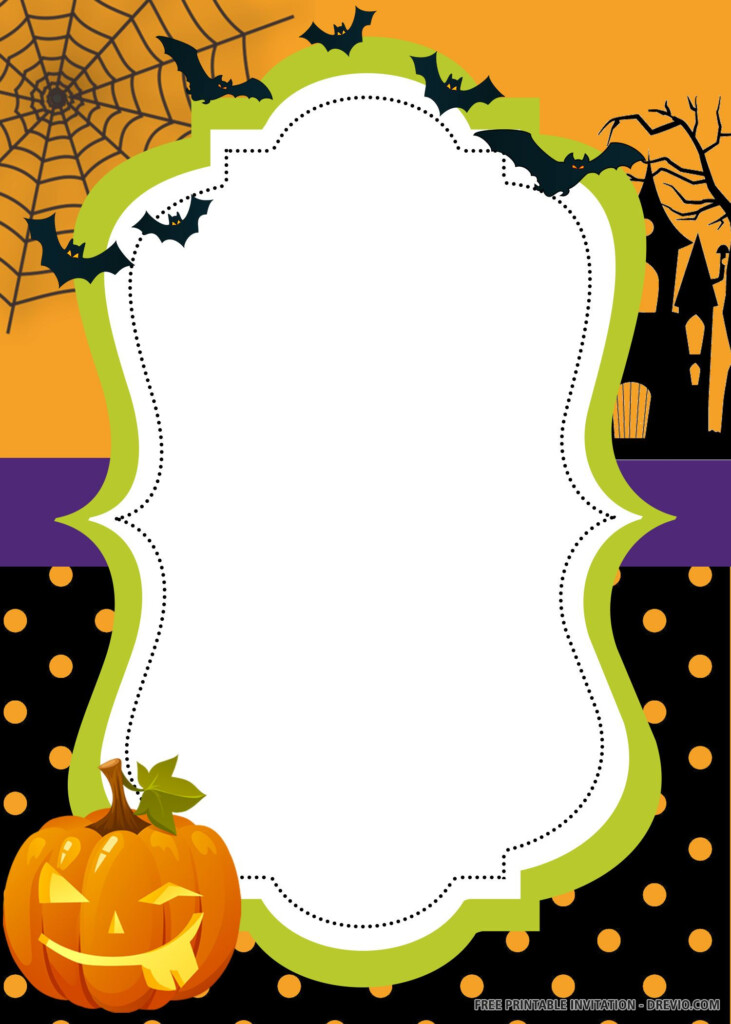 Free Printable Halloween Invitation Templates Halloween 