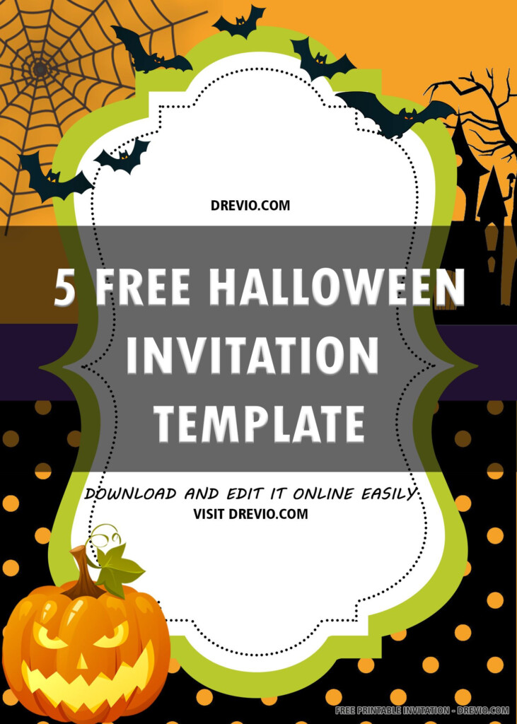 Free Printable Halloween Invitation Templates Halloween 