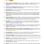 FREE Printable Halloween Party Checklist Halloween Party