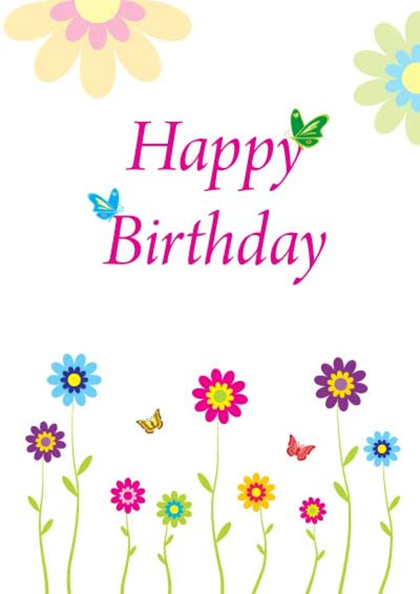 Free Printable Card Happy Birthday - NewFreePrintable.net