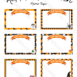 Free Printable Happy Halloween Name Tags The Template