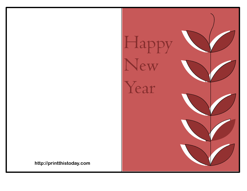 Free Printable Happy New Year Cards