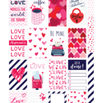 Free Printable Happy Planner Valentine Stickers Fab