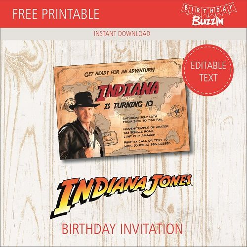 Free Printable Happy Birthday Indianna Jones NewFreePrintable free-printable-happy-birthday-indianna-jones-newfreeprintable