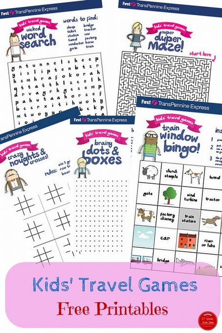 Free Printable Kids Travel Games ET Speaks From Home