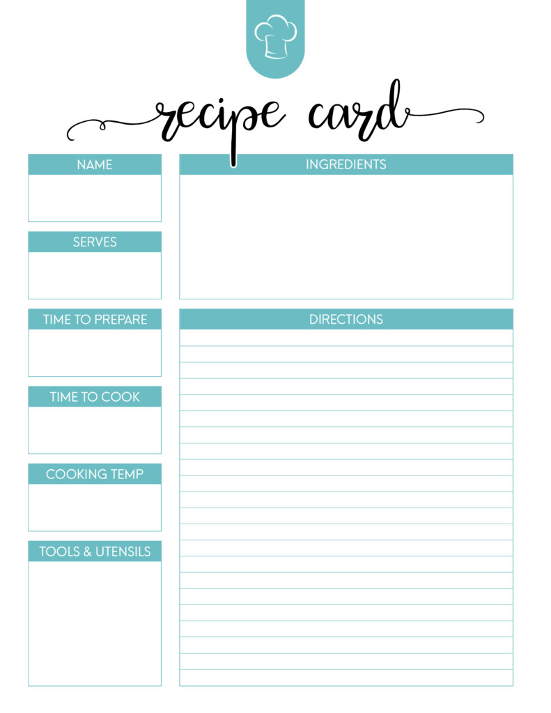 Free Printable Meal Planner Set The Cottage Market