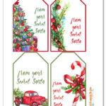 Free Printable Secret Santa Gift Tags Secret Santa Gift