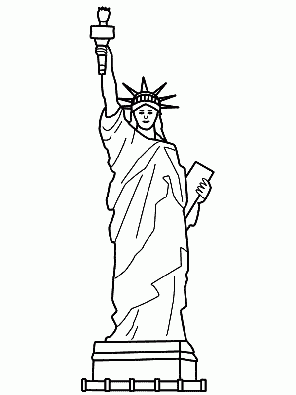 Free Printable Statue Of Liberty Coloring Pages For Kids