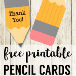 Free Printable Teacher Gift Tags Pencil Teacher Gift