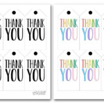 Free Printable Thank You Tags In Two Designs One Black
