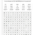 Free Printable Vocabulary Worksheets For 3Rd Grade Lexia