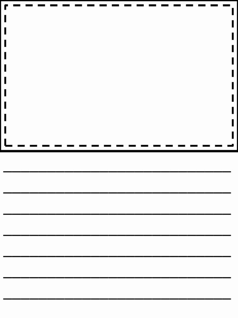 Free Printable Writing Paper With Picture Box Free Printable