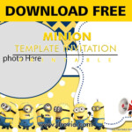 FREE PRINTABLE Yellow Minions Birthday Invitation