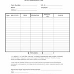 Free Reimbursement Form Templates Word Excel PDF