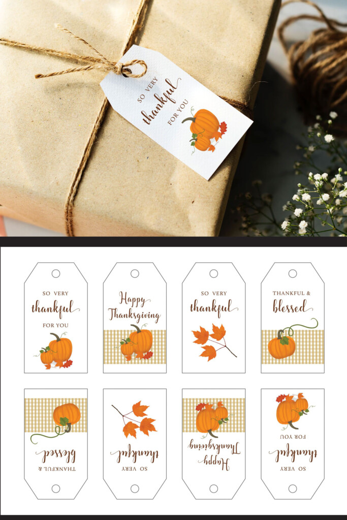 Free Thanksgiving Gift Tags Thanksgiving Gift Tags Gift 