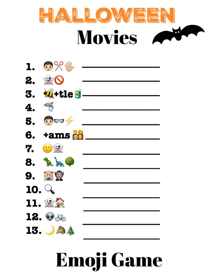 Fun Emoji Halloween Game For Kids Fun Squared 