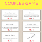 Fun Game For Couples Sweet Printable Cards Love Coupons