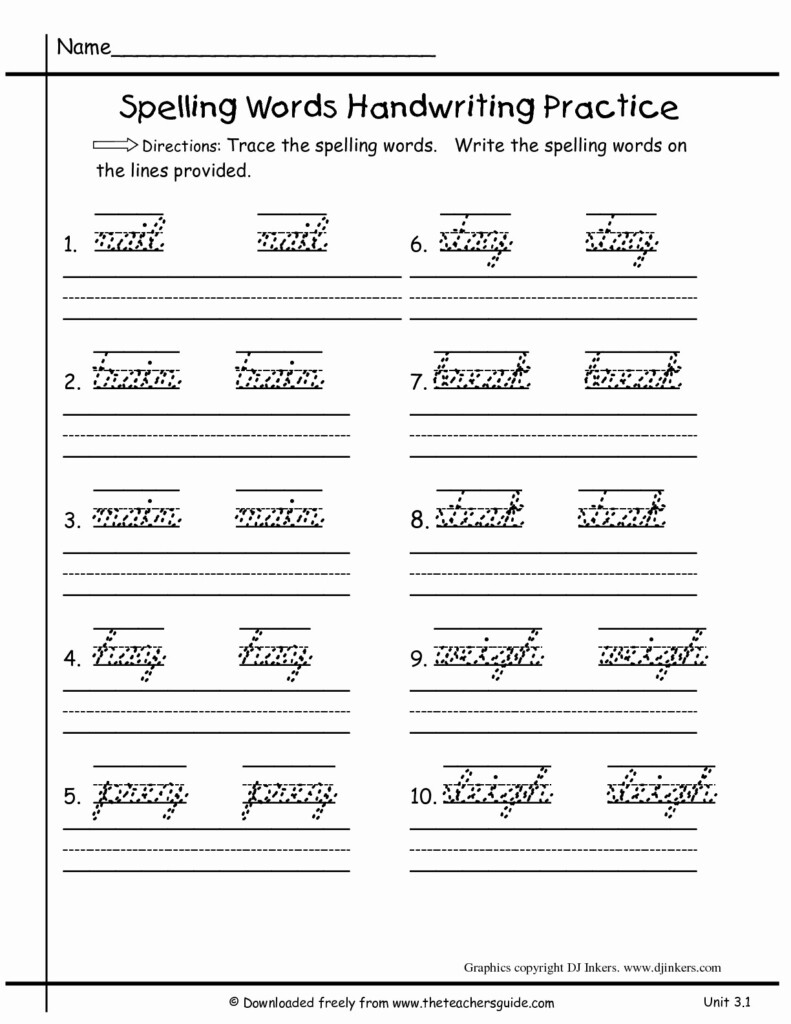 Fun Spelling Worksheets 3rd Grade Printable Worksheets 