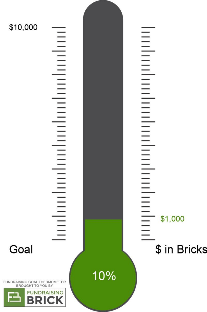 Fundraising Thermometer Builder Fundraising Brick 