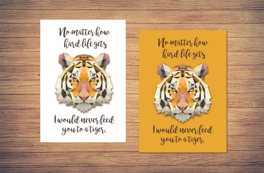Funny Anniversary Card Tiger Printable Card Funny 