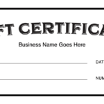 Gift Certificate Templates Download Free Gift