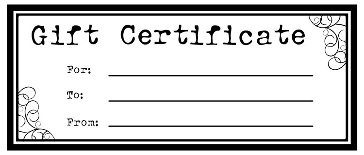 Gift Certificates