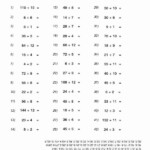 Grade 7 Maths Worksheets With Answers 7th Grade Math