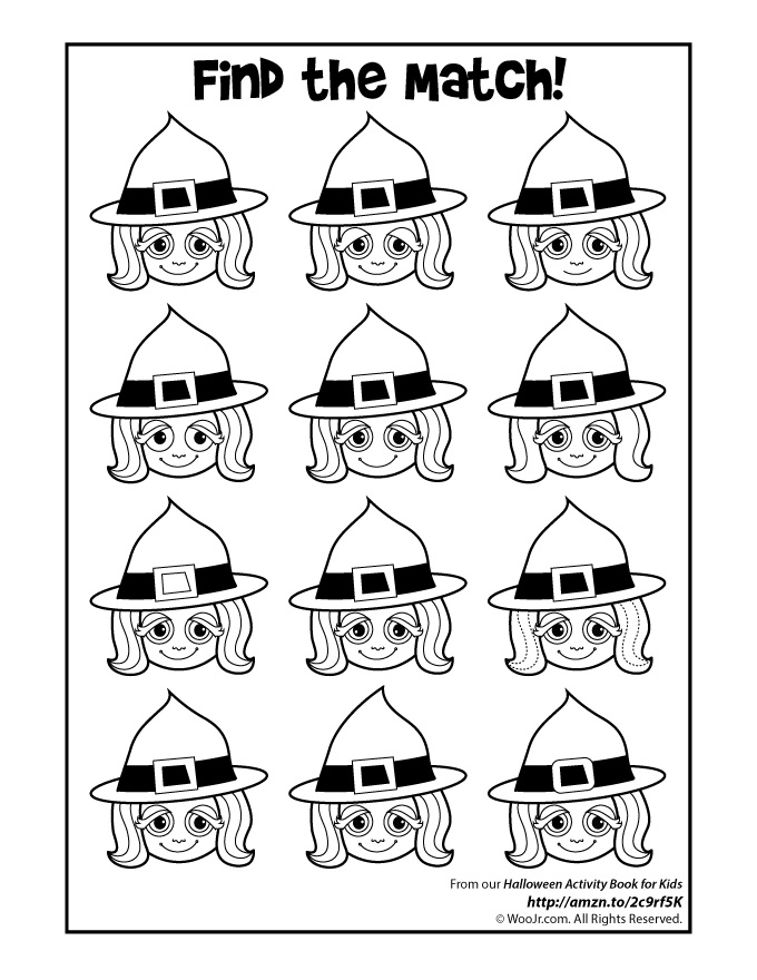 Halloween activity book 1 Woo Jr Kids Activities