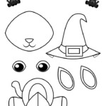 Halloween Black Cat Printable Craft With FREE Template
