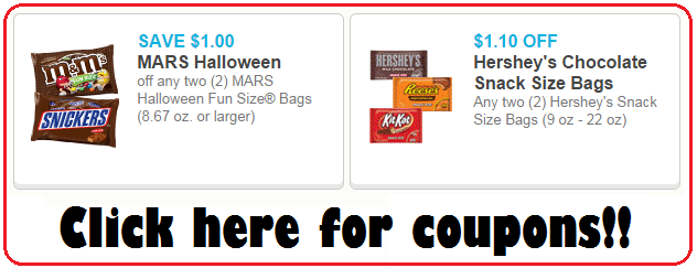 Halloween Candy Coupons Available To Print 