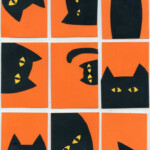 Halloween Cat Collage Projects Art Projects For Kids