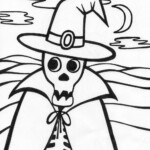 Halloween Coloring Pages Halloween Skeleton Coloring