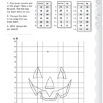 Halloween Coordinate Graphing Worksheets For 2nd Grade