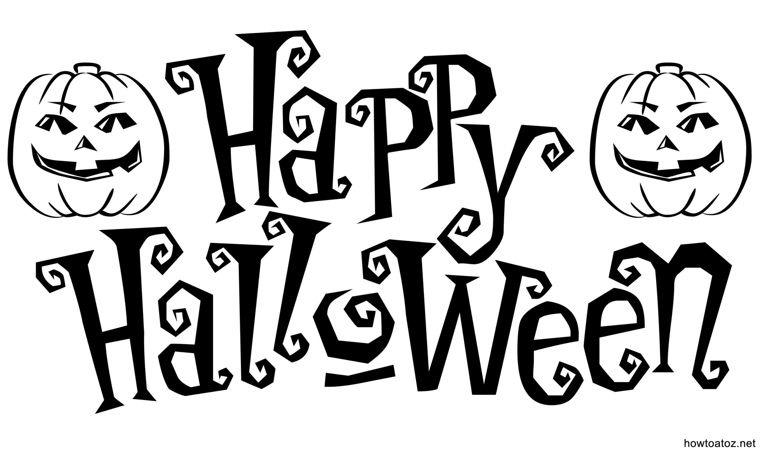 Halloween Decoration Stencils And Templates How To A To Z