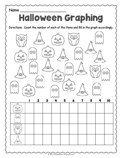 Halloween Graphing Worksheet