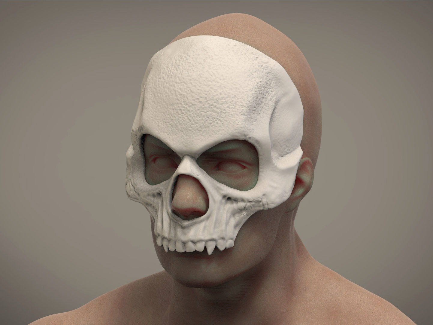 Halloween Mask Skull Mask Masquerade 3D Model 3D Printable 