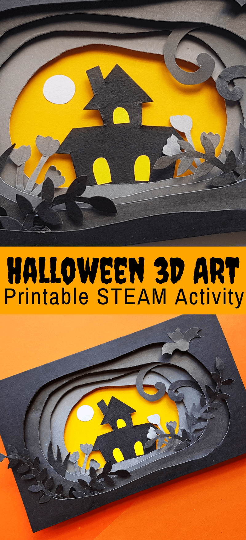 Halloween Paper Craft In 3D FREE Printable Halloween 