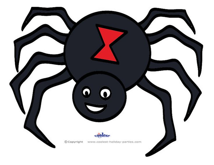 Halloween Spider Templates Printable Halloween Spider 