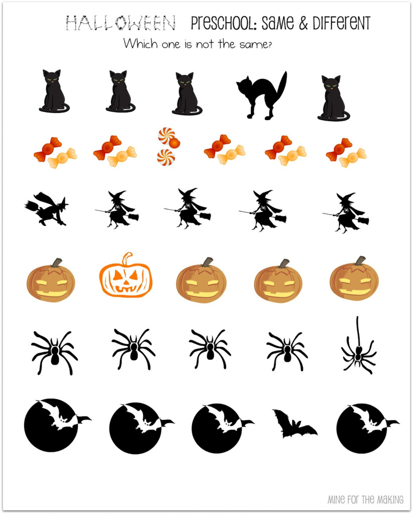 Halloween Week Halloween Preschool Printables Mine For 