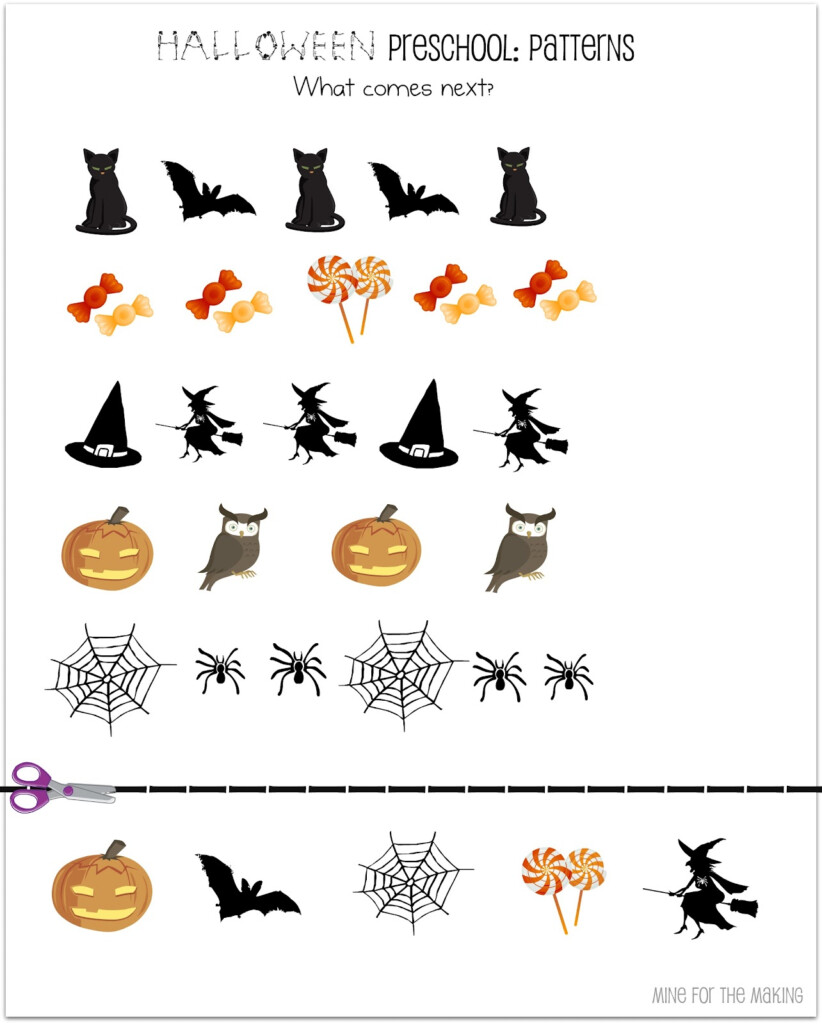 Halloween Week Halloween Preschool Printables Mine For 