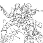 Halo Coloring Pages 90 Printable Coloring Pages