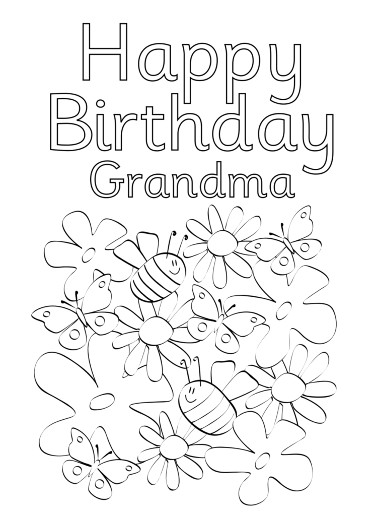 Happy Birthday Coloring Pages Happy Birthday Coloring 