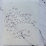 Happy Birthday Fancy Stencil