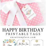 Happy Birthday Free Printable Gift Tags Birthday Tags