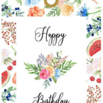 Happy Birthday Free Printable Gift Tags Happy Birthday
