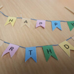 Happy Birthday Mini Banner cake Banner free Printable