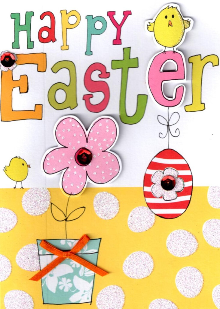 Happy Easter To You Cute Chick Easter Card Cards Love 