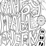 Happy Halloween Coloring Pages For Adults K5 Worksheets