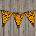 Happy Halloween Printable Bunting Template Download Print