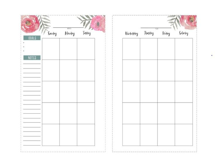 Happy Planner Free Printable Pages Floral Happy 